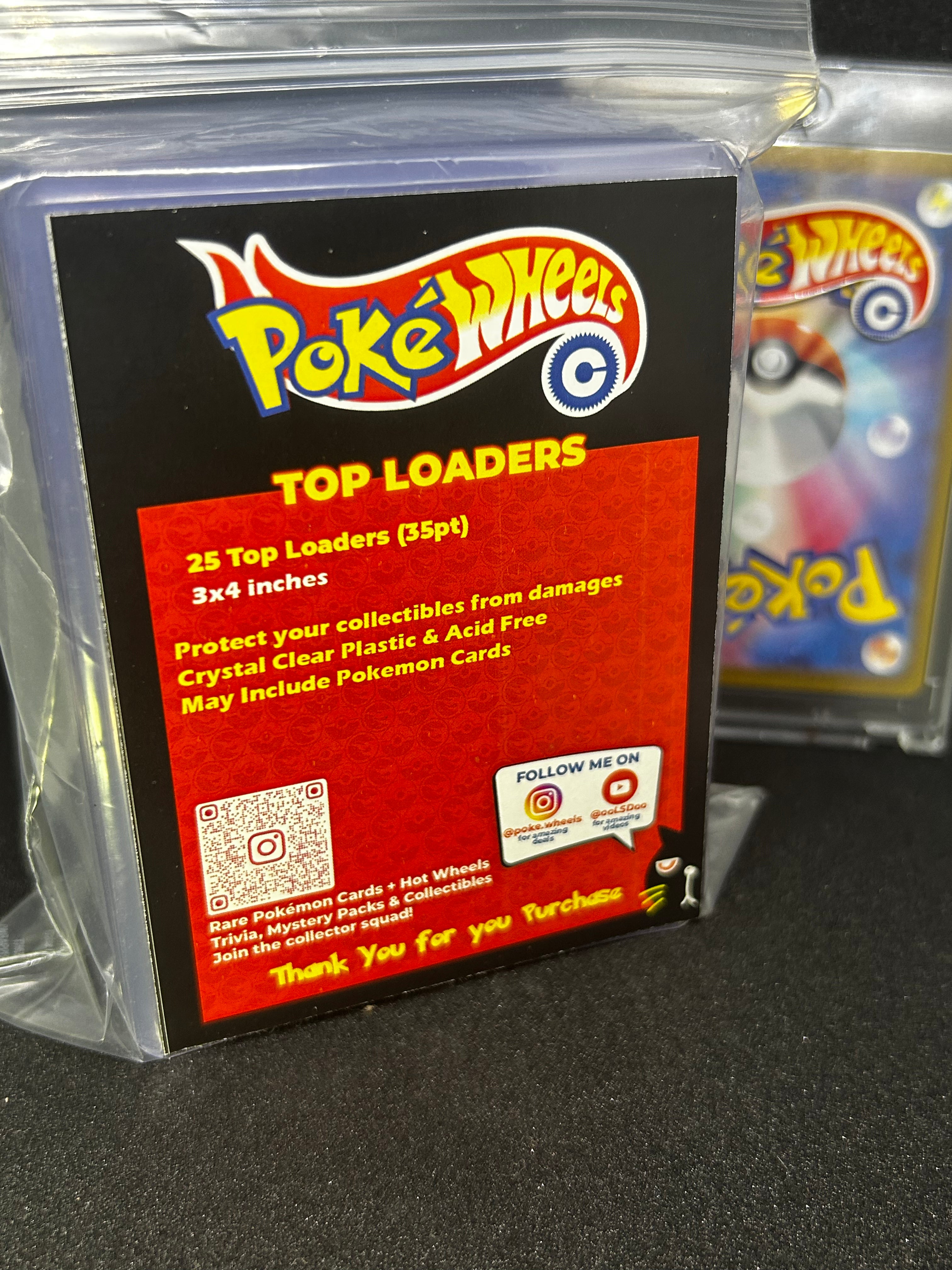 Pokemon TCG Top Loaders cards protectors