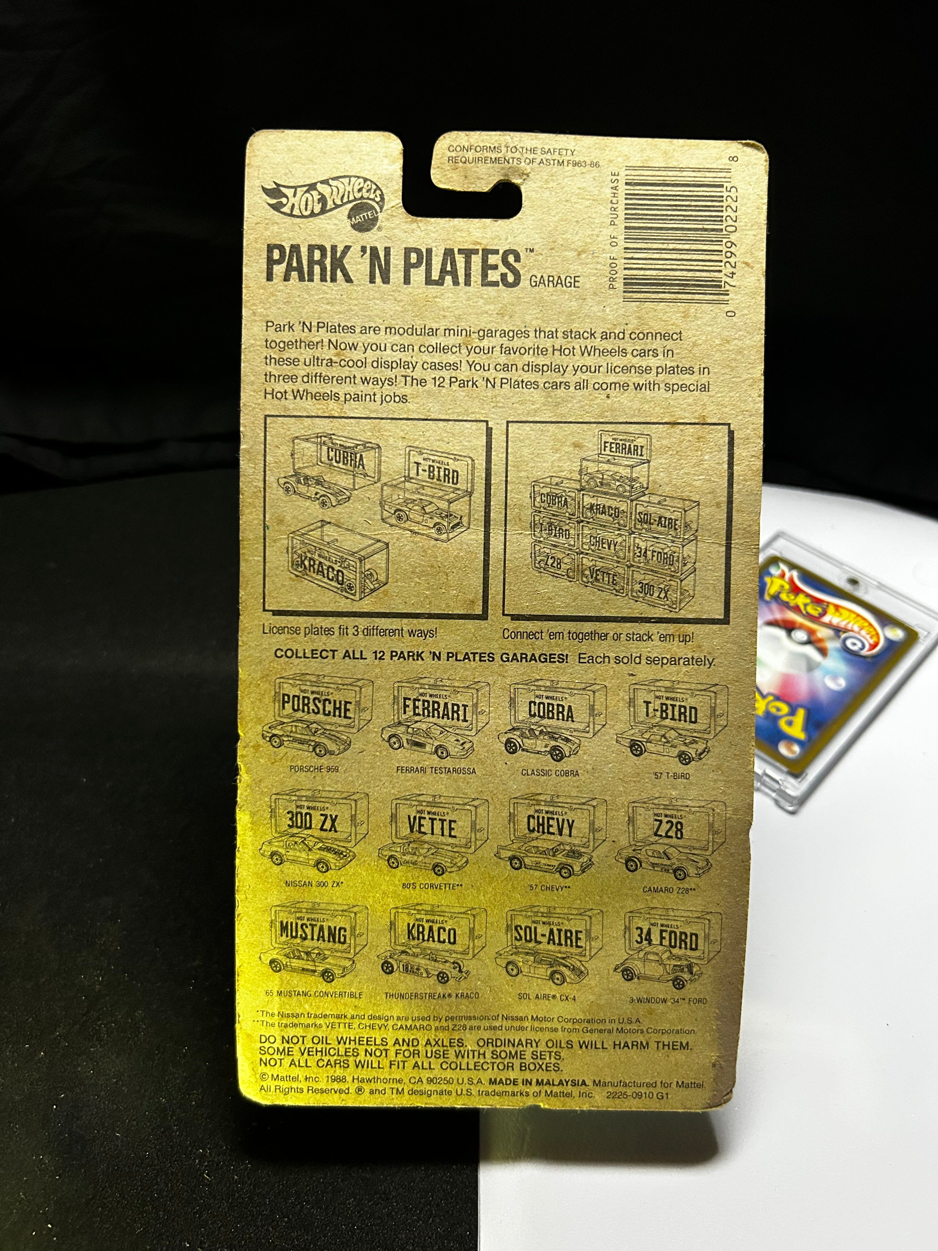 3-Window '34 1989 Park 'n Plates Hotwheels India