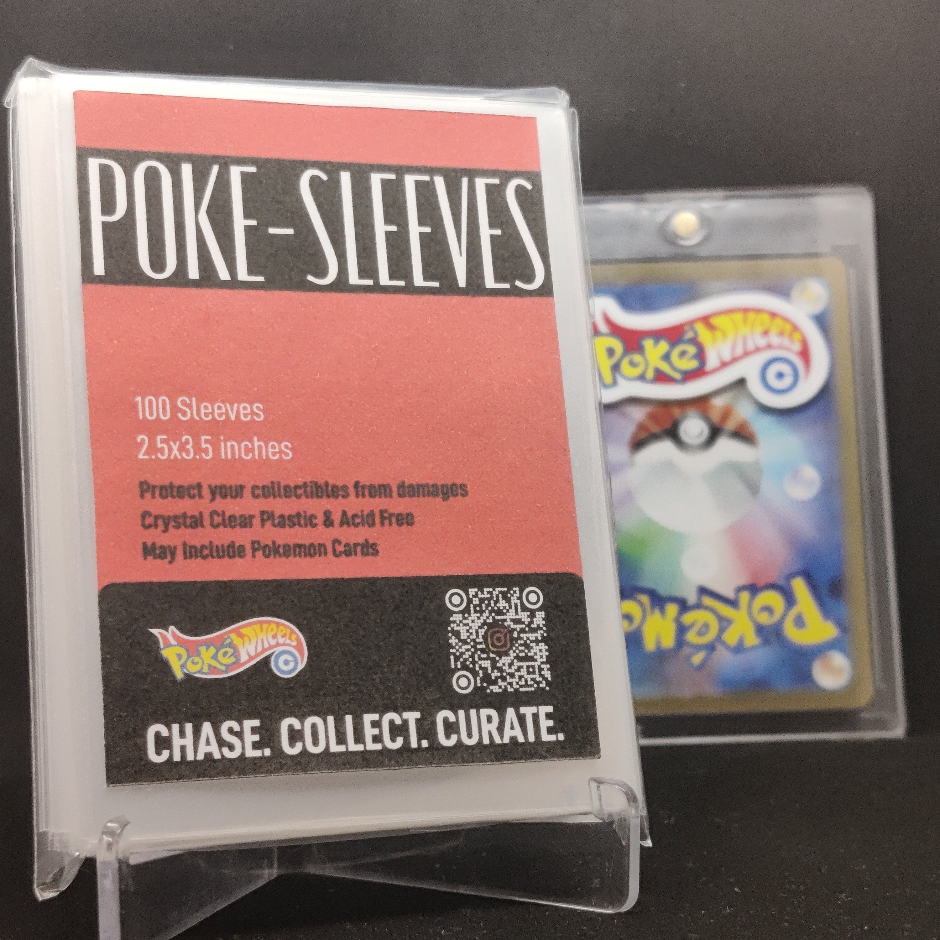 Poke-Sleeves (100 Pack Sleeves) | Buy in India | Authentic