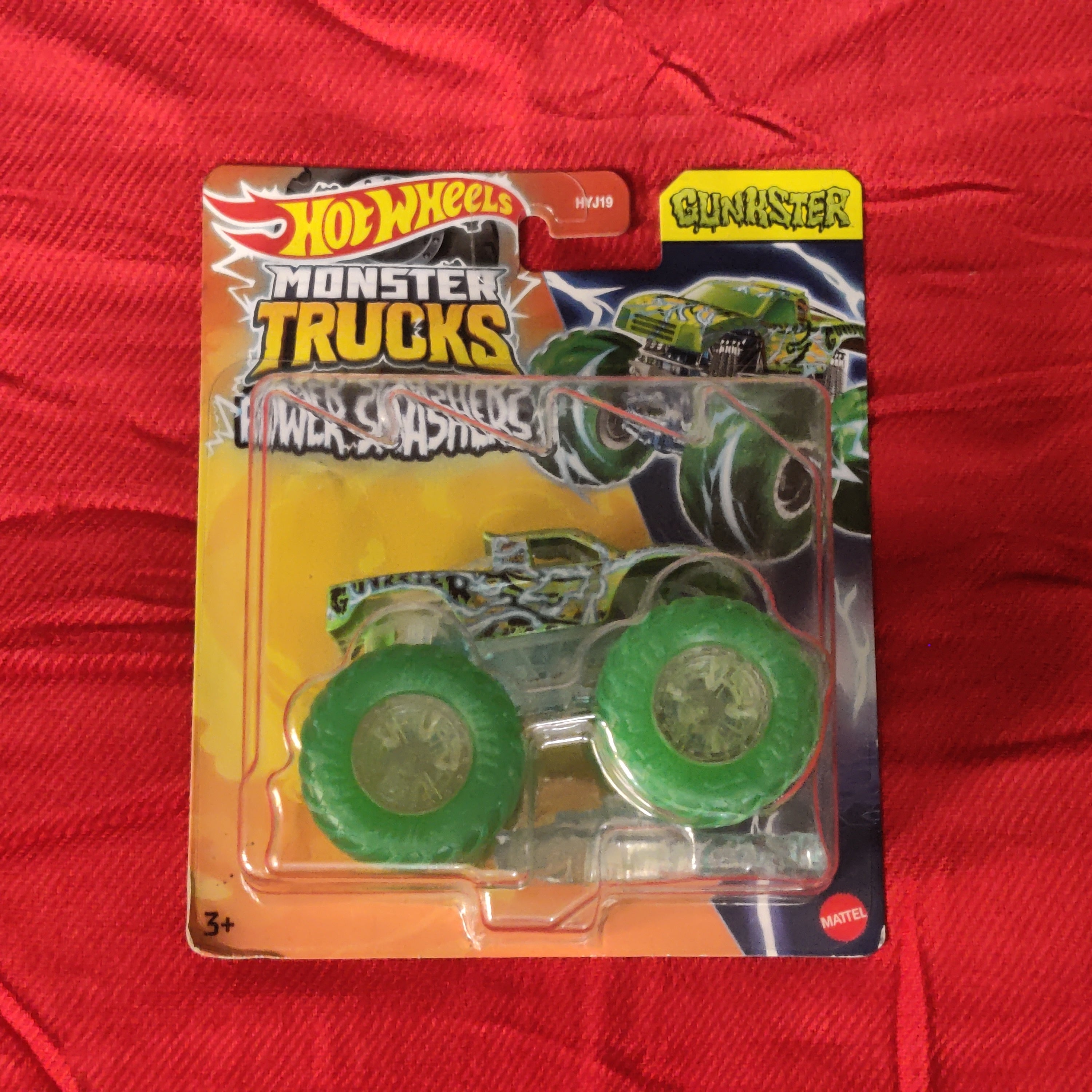 Hot Wheels Monster Trucks Gunster - Power Smashers (Sealed)