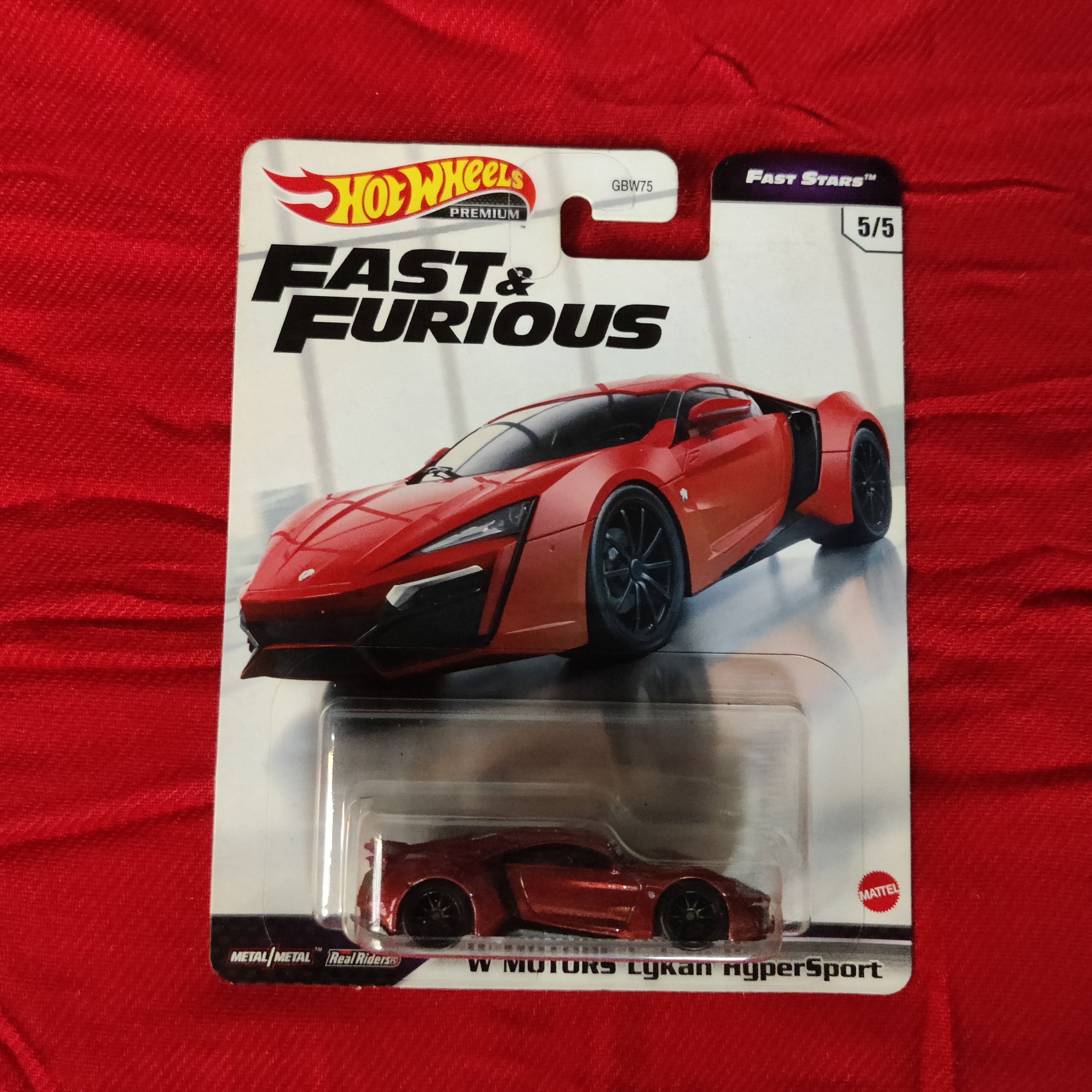 Hot Wheels Premium Fast & Furious Fast Stars Complete Set of 5