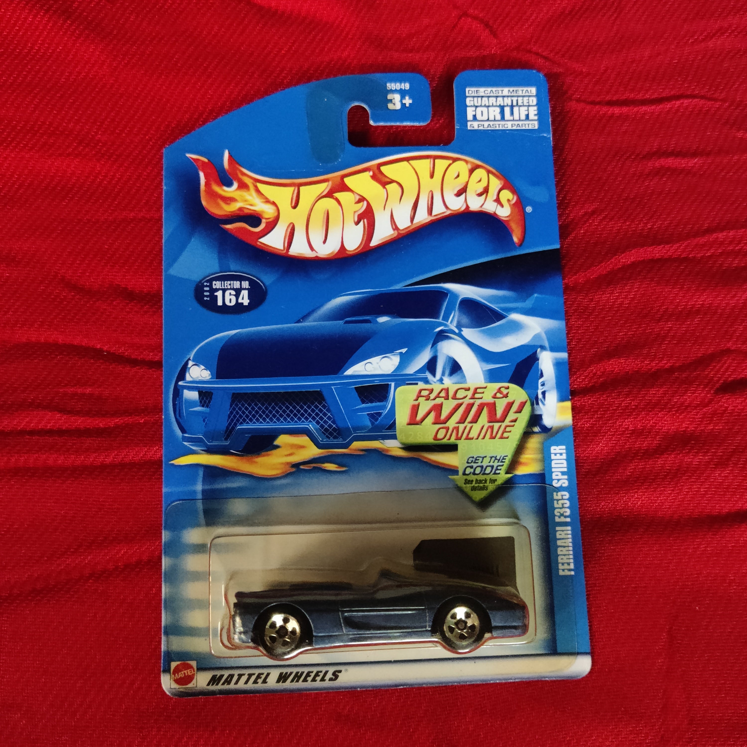 Hot Wheels Ferrari F355 Spider - Collector #164 Race & Win (Sealed)